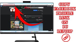 How to copy my profile link other peoples Facebook link on in pc [upl. by Zoie]