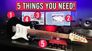 BEST GUITAR HOME STUDIO SETUP finally record like a PRO [upl. by Ardrey]