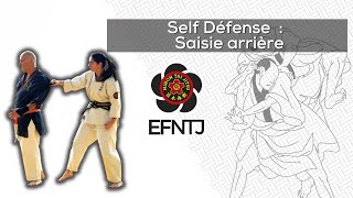 Nihon Taï Jitsu  Saisie Arrière  EFNTJ [upl. by Vasyuta]