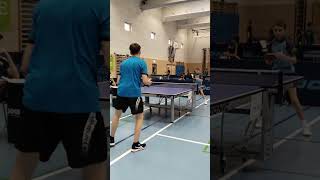 Nachwuchsliga Wolkersdorf 1442024 Matchball Florens vs Manuel tabletennis pingpong [upl. by Leraj152]