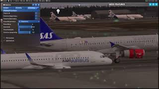 SAS AIRBUS A320 CEO landing at OSLO MSFS 2024 [upl. by Wanids]