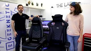 Sillas gaming noblechairs EPIC y noblechairs ICON  Geeknetices [upl. by Neda77]