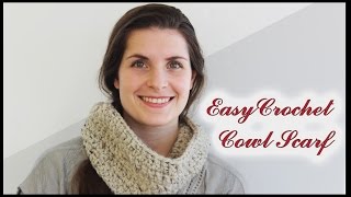 How to Crochet a Cowl Scarf [upl. by Uthrop352]