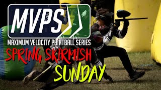 2024 MVPS Spring Skirmish  SUNDAY Day 2  RAW XBALL SPEEDBALL PAINTBALL [upl. by Dadelos]