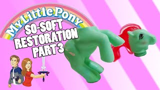 My Little Pony SoSoft Restoration  Part 3  Paint amp Hair [upl. by Ingemar]