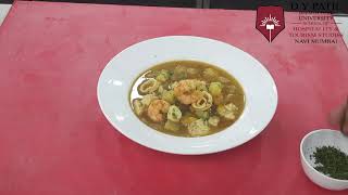 Recipe by Chef  Bouillabaisse by Chef Arnab Mondal  D Y Patil University [upl. by Viviyan]