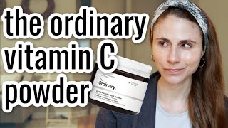 The Ordinary vitamin C powder review Dr Dray [upl. by Zoilla]