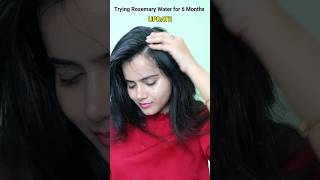 Viral Rosemary Water Spray 6 Months Update shorts rosemary hairgrowth hairfall viral haircare [upl. by Llenram]