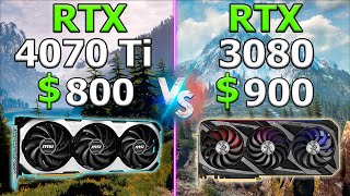 RTX 4070 Ti vs RTX 3080  Test in 10 Games  1440p [upl. by Hassett522]