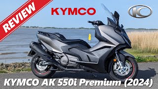 Kymco AK 550i Premium  Review  pros amp cons [upl. by Nofets790]