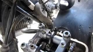 Valve job tappet screw type 201114 Honda CBR125r [upl. by Willabella]