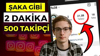 İNSTAGRAM TAKİPÇİ ARTTIRMA  2 DAKİKADA 500 TAKİPÇİ [upl. by Otrevogir]