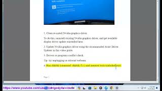 Solved How to Fix VideoTDRFailure nvlddmkmsys BSOD Error on Windows [upl. by Tserof]