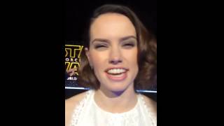 Daisy Ridley Rey Star Wars The Force Awakens [upl. by Arie]