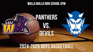 Boys Basketball Walla Walla High School vs Wenatchee High School 122824 [upl. by Cann]