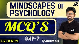 Mindscapes of Psychology  MCQs  For PSTETCTET amp All Other Teaching Exams  By Ashim sir 7 [upl. by Anoyet623]