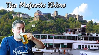 Rhine River Day Cruise  Koblenz to Bingen Germany  Castles History and Beer 4k [upl. by Alviani]