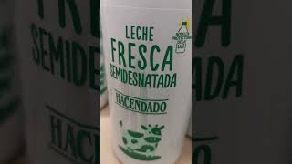 leche fresca semidesnatada Mercadona [upl. by Aicilanna]