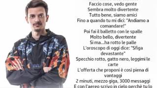 Fabio Rovazzi  Tutto molto interessante con TESTO  LYRICS [upl. by Reace]