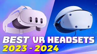 TOP 5 BEST VR HEADSETS 2023 – 2024 [upl. by Odlopoel424]