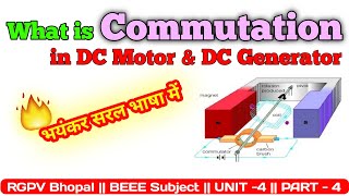 What is Commutation in DC Motor amp DC Generator Commutation in DC Machine Commutation DC Generator [upl. by Elyc]