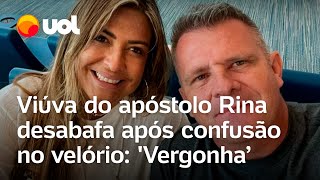 Viúva do apóstolo Rina diz que cristãos são uma vergonha após briga por liderança na Bola de Neve [upl. by Adnara]