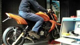 GampG exhausts Kawasaki Z1000 20072009  dyno testing [upl. by Hayes]