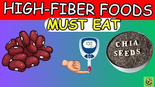 Top 15 HIGH FIBER Foods You MUST Eat Every Day Unlock the Power of FIBER Nutrition [upl. by Ayit]