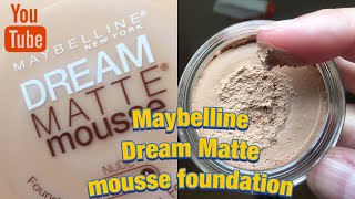 MAYBELLINE Dream Matte Mousse [upl. by Nomis]