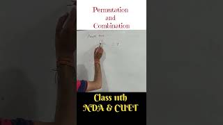 Permutation and Combination maths shortsvideo [upl. by Gavan107]