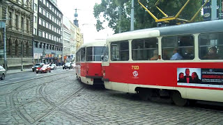 Pragues Tramway of 2011 Czech Republic  Tramvaje v Praze [upl. by Yreved]