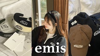 Vlog  emis 이미스 쇼핑  이미스 패딩 플리스집업 모자 머리띠 구입 및 착용샷 [upl. by Sucramrej135]