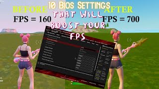 Fortnite 10 Bios Settings That Will BOOST Your FPS 🔧 [upl. by Klehm]