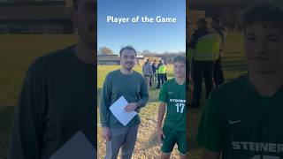 Matt Tafrow  Italian People’s Bakery Player of the Game  Burlington Twp at Steinert Boys Soccer [upl. by Deana]