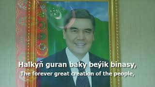 National Anthem of Turkmenistan  quotGaraşsyz Bitarap Türkmenistanyň Döwlet Gimniquot [upl. by Matti]