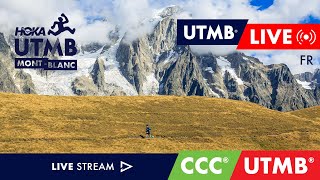 HOKA UTMB MontBlanc 2024  Live Français 🇫🇷  CCC amp UTMB [upl. by Neirad298]