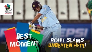 Rohit slams maiden T20I fifty  IND v SA  T20WC 2007 [upl. by Aneekas]