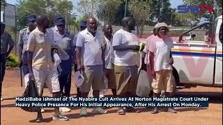 MadziBaba Ishmael of The Nyabira Cult Arrives At Court Under Heavy Police Presence [upl. by Dazhehs]