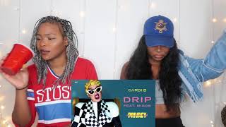 Cardi B  Drip feat Migos Official Audio REACTION [upl. by Brandtr]