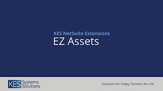 KES EZAssets for NetSuite Demo [upl. by Bremser]