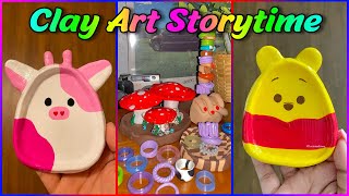 🟢CLAY ART STORYTIME ✨Satisfying And Relaxing Video 🌈 MEmu Wolf  Best TikTok Compilation Part 194 [upl. by Cori]