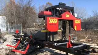 Portable Sawmill TimberKing 2000 In Action [upl. by Noired]