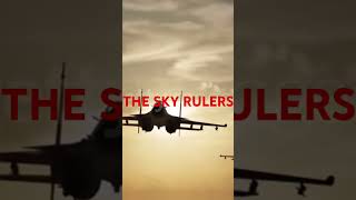 The sky rulers 😎 fighterpilot militaryaircraft aviation airfighters fighterjet sukhoi [upl. by Youngran]