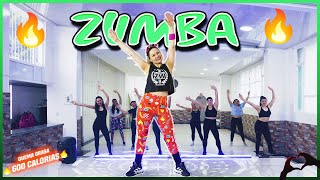 ZUMBA fitness baile ejercicio para Adelgazar ABDOMEN 🔥 Cardio [upl. by Hettie]