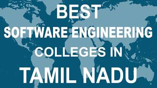 Software Engineering Colleges in Tamil Nadu [upl. by Ocisnarf764]