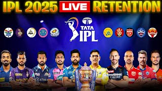 Live IPL 2025 Player Retentions Ceremony  Discussion and Analysis [upl. by Kawasaki]