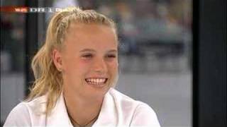 Caroline Wozniacki interview fra aftenshowet [upl. by Dayna645]