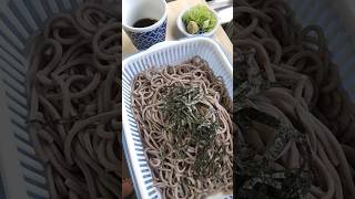 もり蕎麦で酒がすすむ進む酒テロ 飯テロ業務スーパーゆで蕎麦ダイソー [upl. by Anahsor]