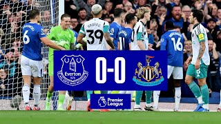 EVERTON 00 NEWCASTLE  Premier League highlights [upl. by Netsrijk]