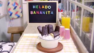 Exquisita  Receta Helado Bananita [upl. by Eibor]